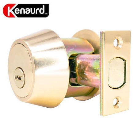 Kenaurd Kenaurd- High Security DOUBLE-SIDED Deadbolt #06 - PB Gold KHDB202-PB